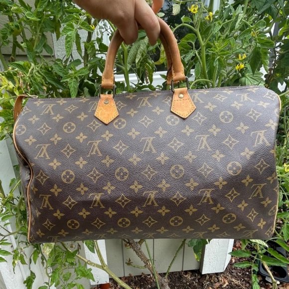 Louis Vuitton speedy 40 Browns Monogram - Picture 2 of 13